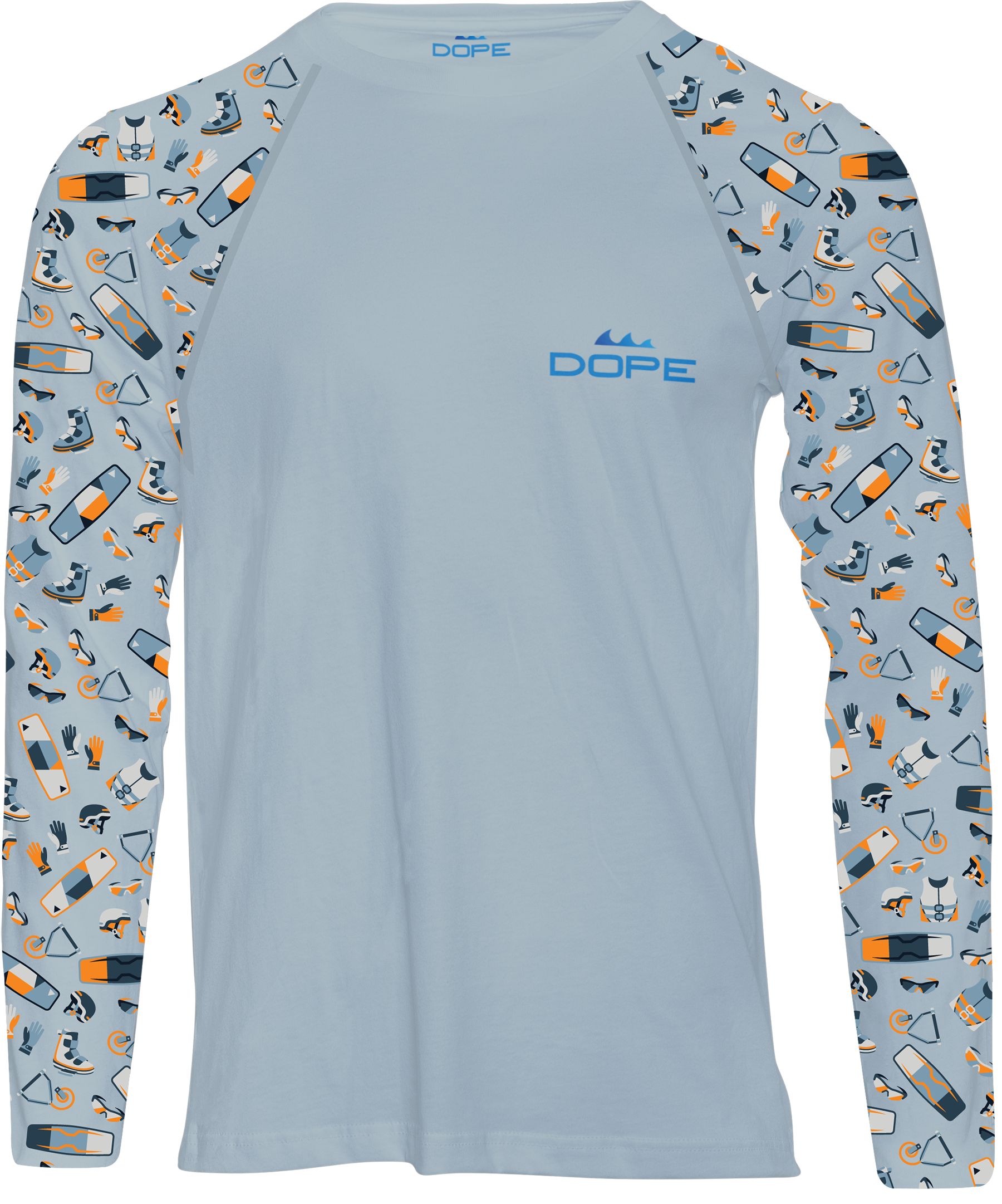 Wake Boarding - Long Sleeve Performance T-shirt